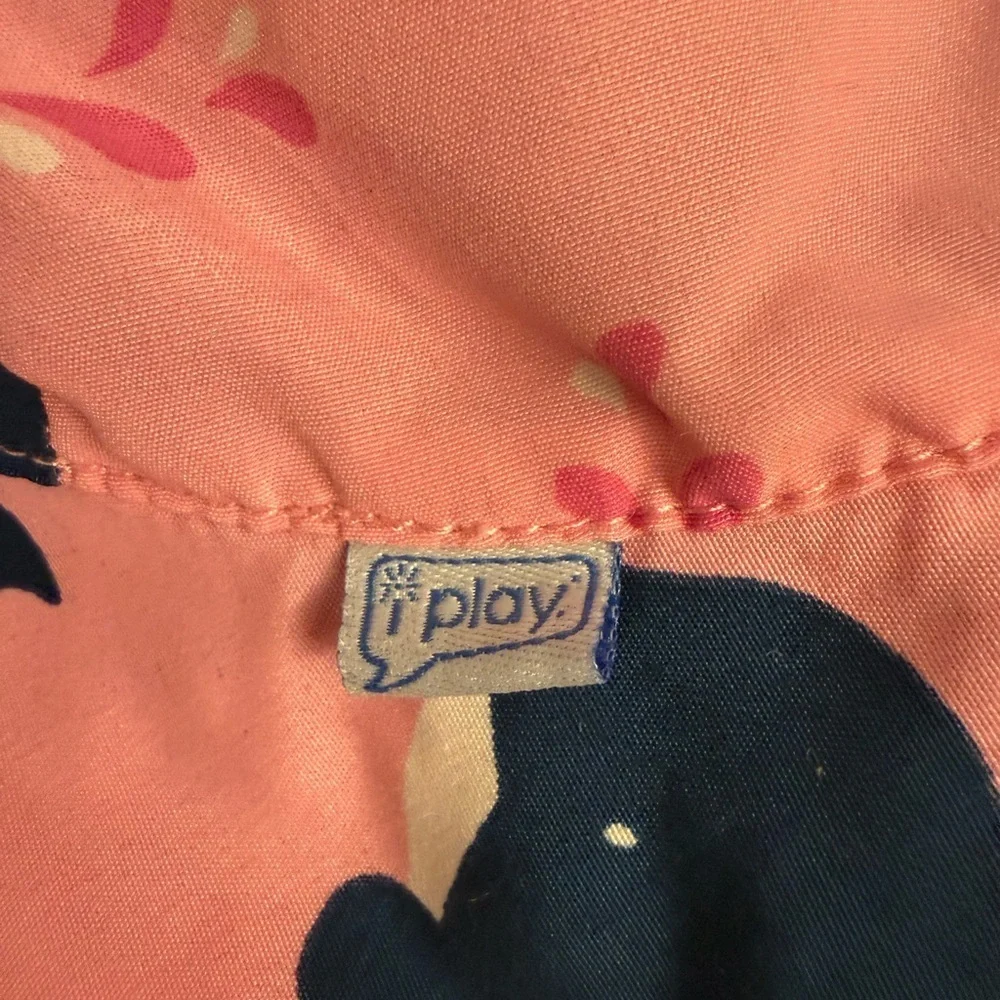 i play Toddler UPF 50+ Sun Hat Pink Whale Print 2–4 Years